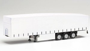 (HO) Schmitz Ecoflex Trailer White (Model Train)