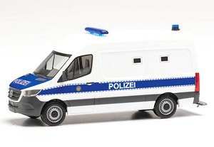 (HO) メルセデスベンツ スプリンター `18 ボックスバン `囚人護送車ベルリン警察` (鉄道模型)