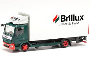 (HO) Mercedes-Benz Atego `13 Box Truck w/Tail Lift `Brillux` (Model Train)