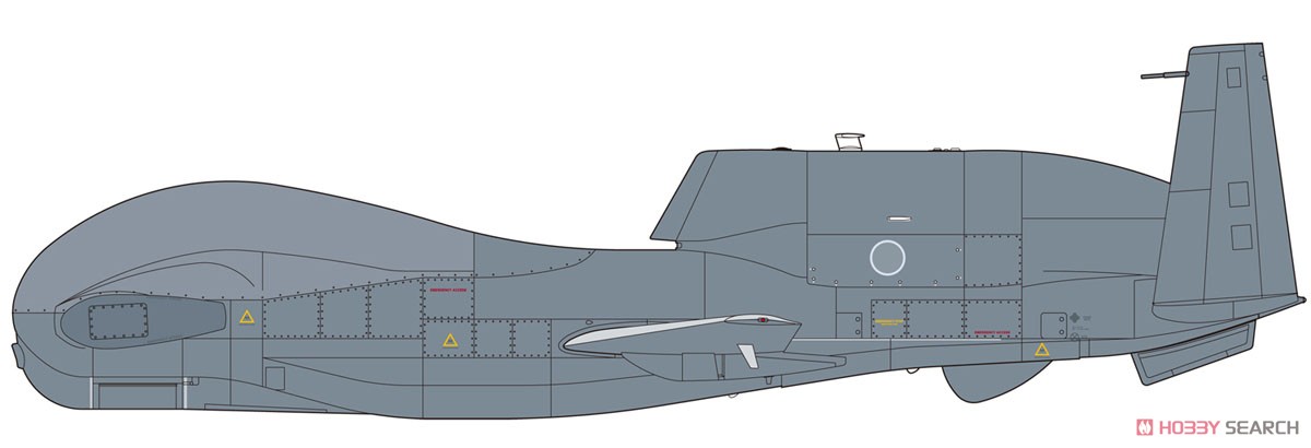アメリカ空軍 無人偵察機 RQ-4B グローバルホーク `2021` 航空自衛隊 2021仕様デカール付き 特別版 (プラモデル) 塗装1