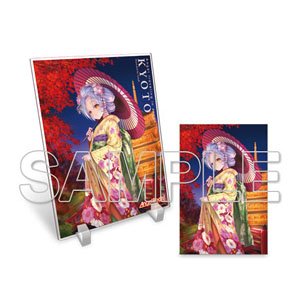 [Angel Beats!] Traveling Angel Acrylic Stand & Post Card [3] in Kyoto (Anime Toy)