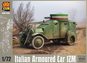 Italian Armoured Car 1ZM (Plastic model)