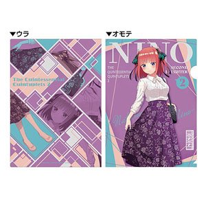 五等分の花嫁∬ A4クリアファイル(勝負服デート) 中野二乃 (キャラクターグッズ)