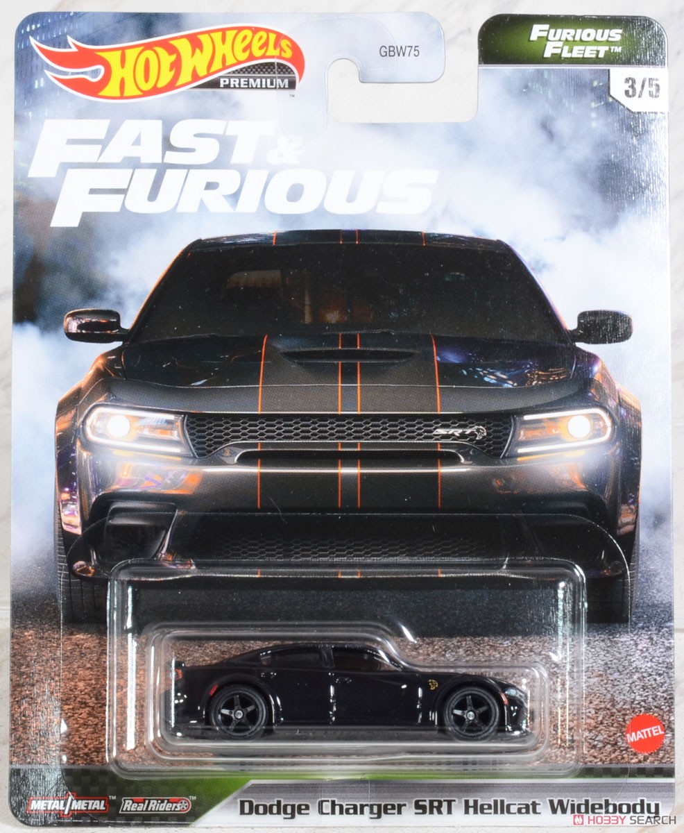 HW ワイルド・スピード プレミアム フューリアス・フリート ダッジ・チャージャー SRT ヘルキャット・ワイドボディ (玩具) パッケージ2