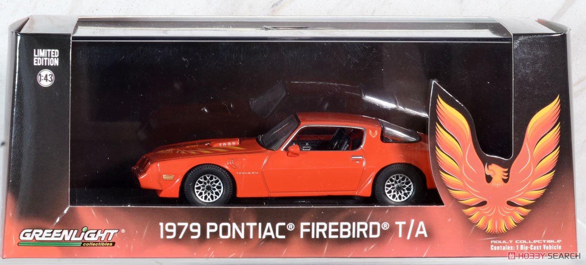 1979 Pontiac Firebird Trans Am Hardtop - Mayan Red with Hood Phoenix (ミニカー) パッケージ1