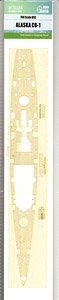 Wooden Deck Sheet for U.S. Navy Large Cruiser CB-1 Alaska (for Trumpeter 06738) (Plastic model)