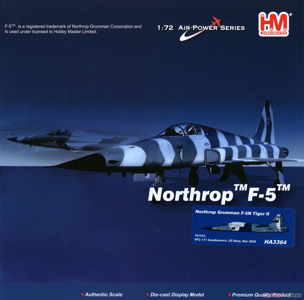 Northrop Grumman F-5N Tiger II 761557, VFC-111 Sundowners, US Navy, Nov 2020 (Pre-built Aircraft) Other picture2