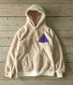 Laid-Back Camp Wilderness Experience Collabo Tent Pocket Boa Parka M Beige (Anime Toy)