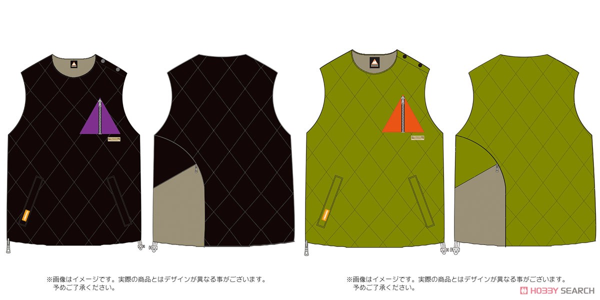 Laid-Back Camp Wilderness Experience Collabo Tent Pocket Camp Vest XL Black (Anime Toy) Other picture6