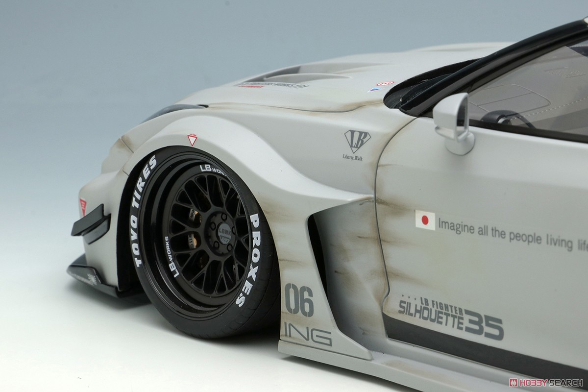 LB-Silhouette WORKS GT 35GT-RR マットグレー (ウェザリング) (ミニカー) 商品画像6