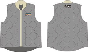 Laid-Back Camp Mt.Fuji Quilting Vest L (Anime Toy)