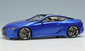 Lexus LC500 `Structural Blue` 2018 ブルーモーメントインテリア (ミニカー)