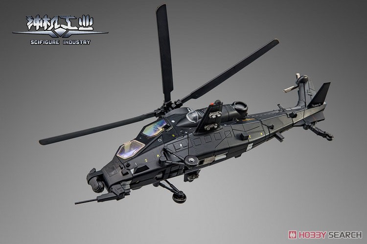 CS-02 武装ヘリコプター10型 暗キョウ 合金変形可動フィギュア (完成品) 商品画像11