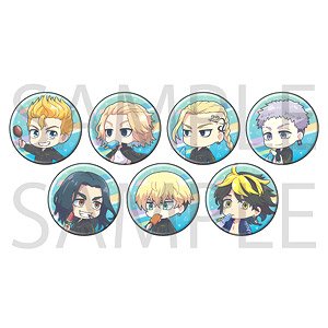 Can Badge TV Animation [Tokyo Revengers] 02 Summer Ver. Box (Mini Chara) (Set of 7) (Anime Toy)
