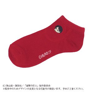 Attack on Titan Chara Embroidery Color Socks Eren (Anime Toy)