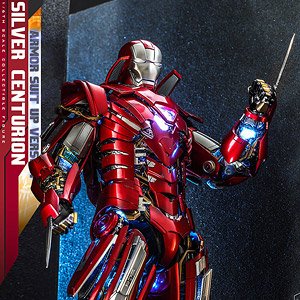 【ムービー・マスターピース DIECAST】 『アイアンマン3』 1/6スケールフィギュア シルバー・センチュリオン(アーマー・スーツアップ版) (完成品)