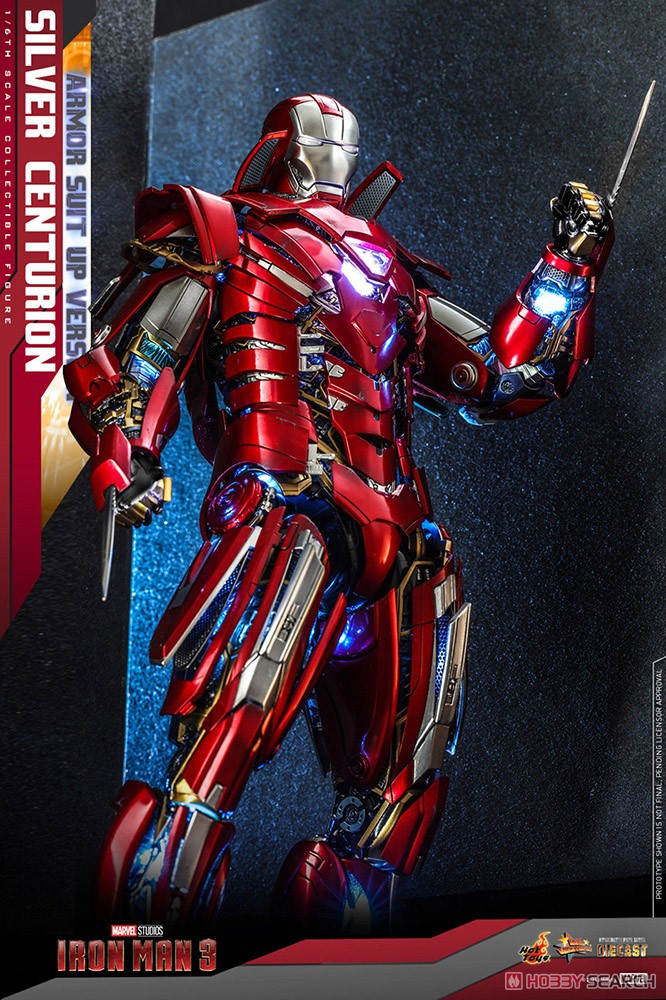 【ムービー・マスターピース DIECAST】 『アイアンマン3』 1/6スケールフィギュア シルバー・センチュリオン(アーマー・スーツアップ版) (完成品) その他の画像8