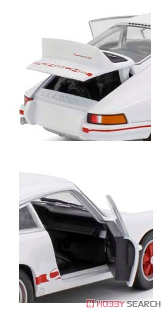 Porsche 911 Carrera RS 2.7 (White) (Diecast Car) Item picture3
