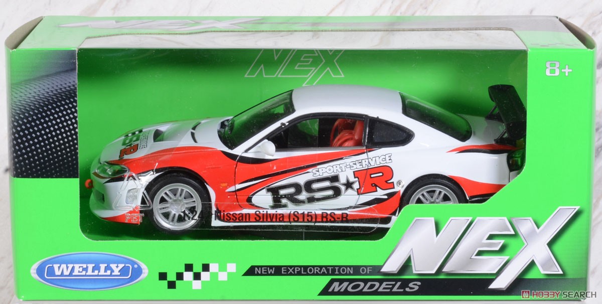 ニッサン シルビア (S15) RS-R (ホワイト) (ミニカー) パッケージ1