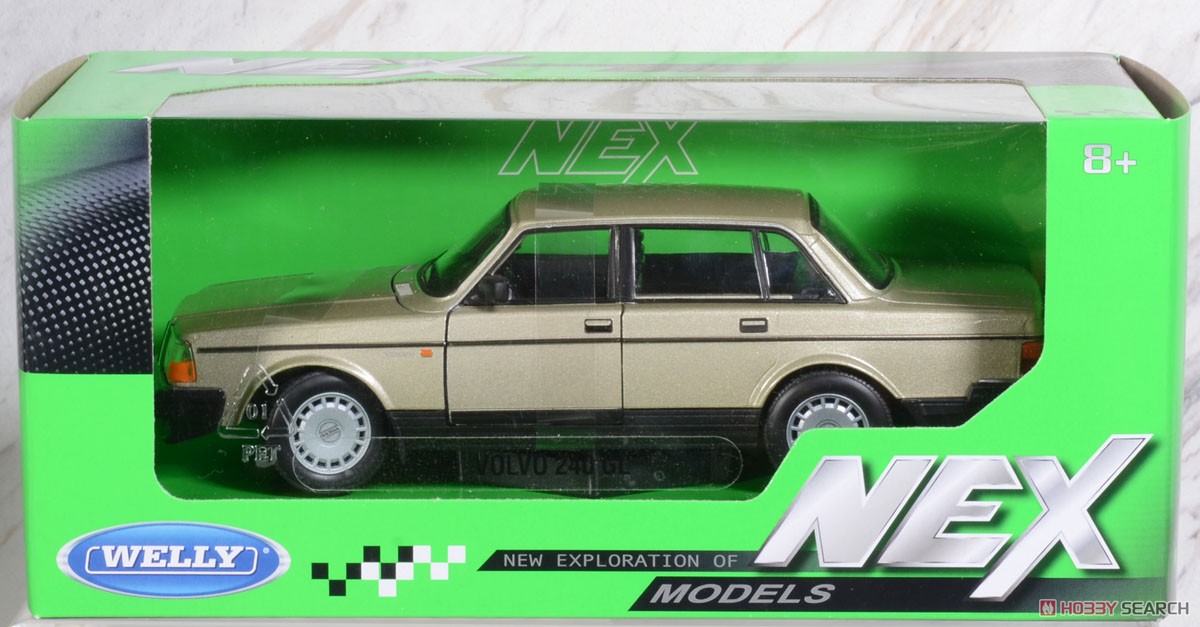 ボルボ 240 GL ライトゴールド (ミニカー) パッケージ1