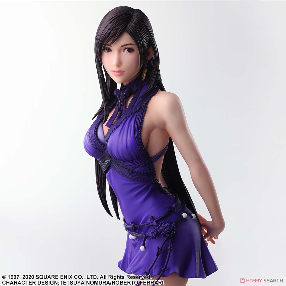 Final Fantasy VII Remake Static Arts Tifa Lockhart -Dress Ver.- (PVC Figure) Item picture4