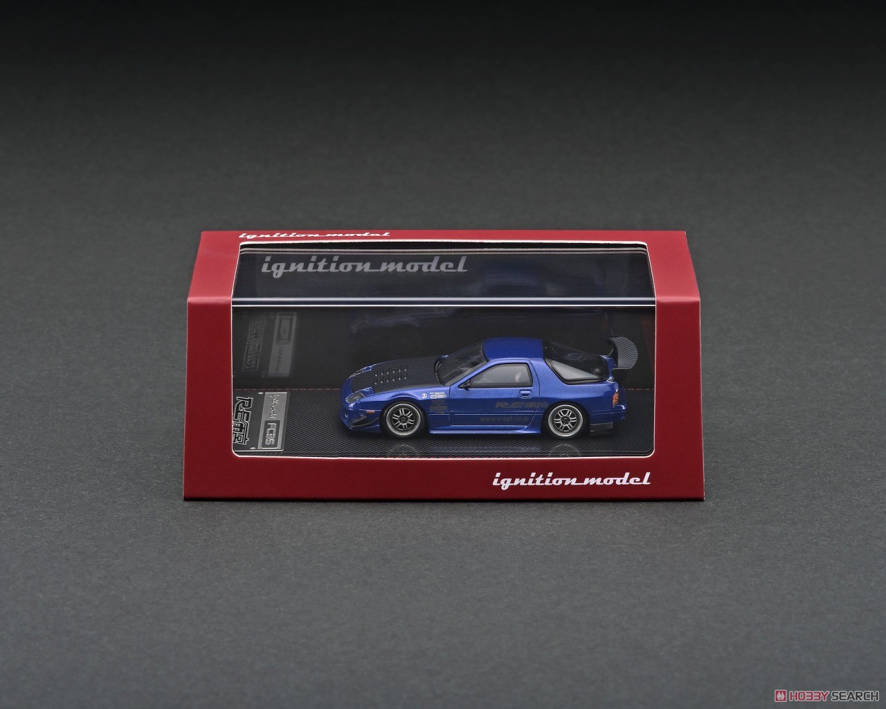 Mazda RX-7 (FC3S) RE Amemiya Blue Metallic (Diecast Car) Package1