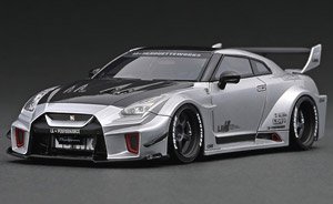 LB-Silhouette WORKS GT Nissan 35GT-RR Silver (ミニカー)