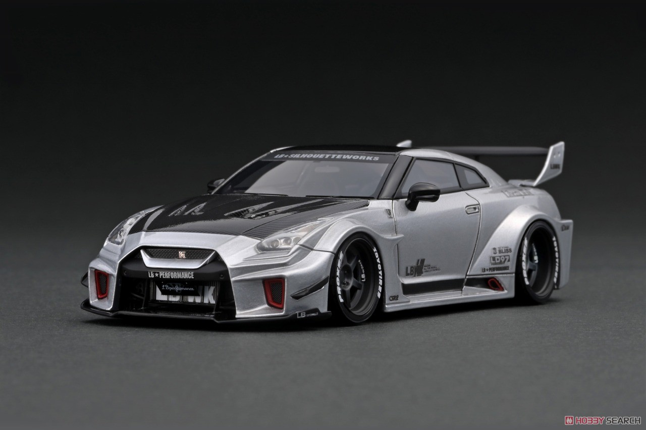LB-Silhouette WORKS GT Nissan 35GT-RR Silver (ミニカー) 商品画像1