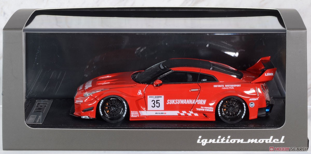 LB-Silhouette WORKS GT Nissan 35GT-RR Red (ミニカー) パッケージ1
