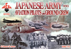 WW.II日本陸軍 航空部隊パイロット & 整備兵 (42体・14ポーズ) (プラモデル)