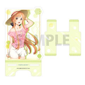 Sword Art Online Acrylic Smartphone Stand (Asuna Green) (Anime Toy)