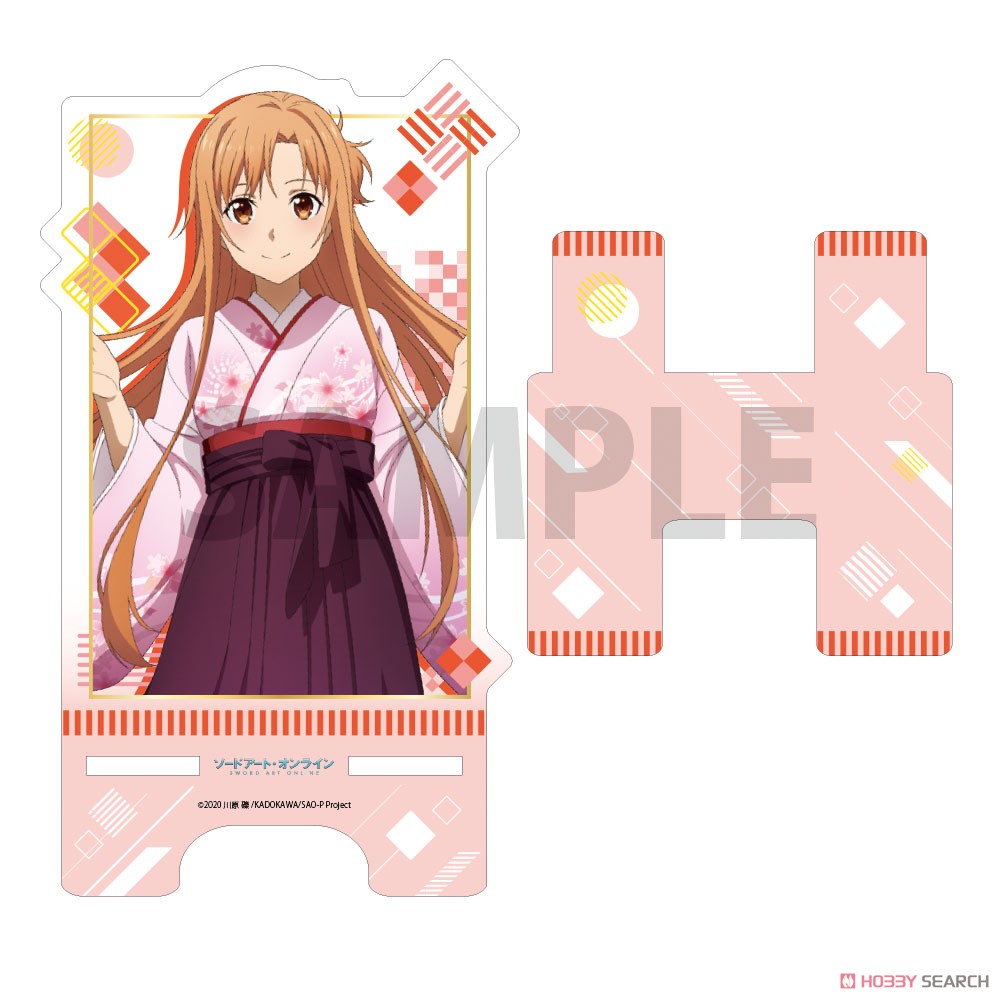 Sword Art Online Acrylic Smartphone Stand (Asuna Red) (Anime Toy) Item picture1