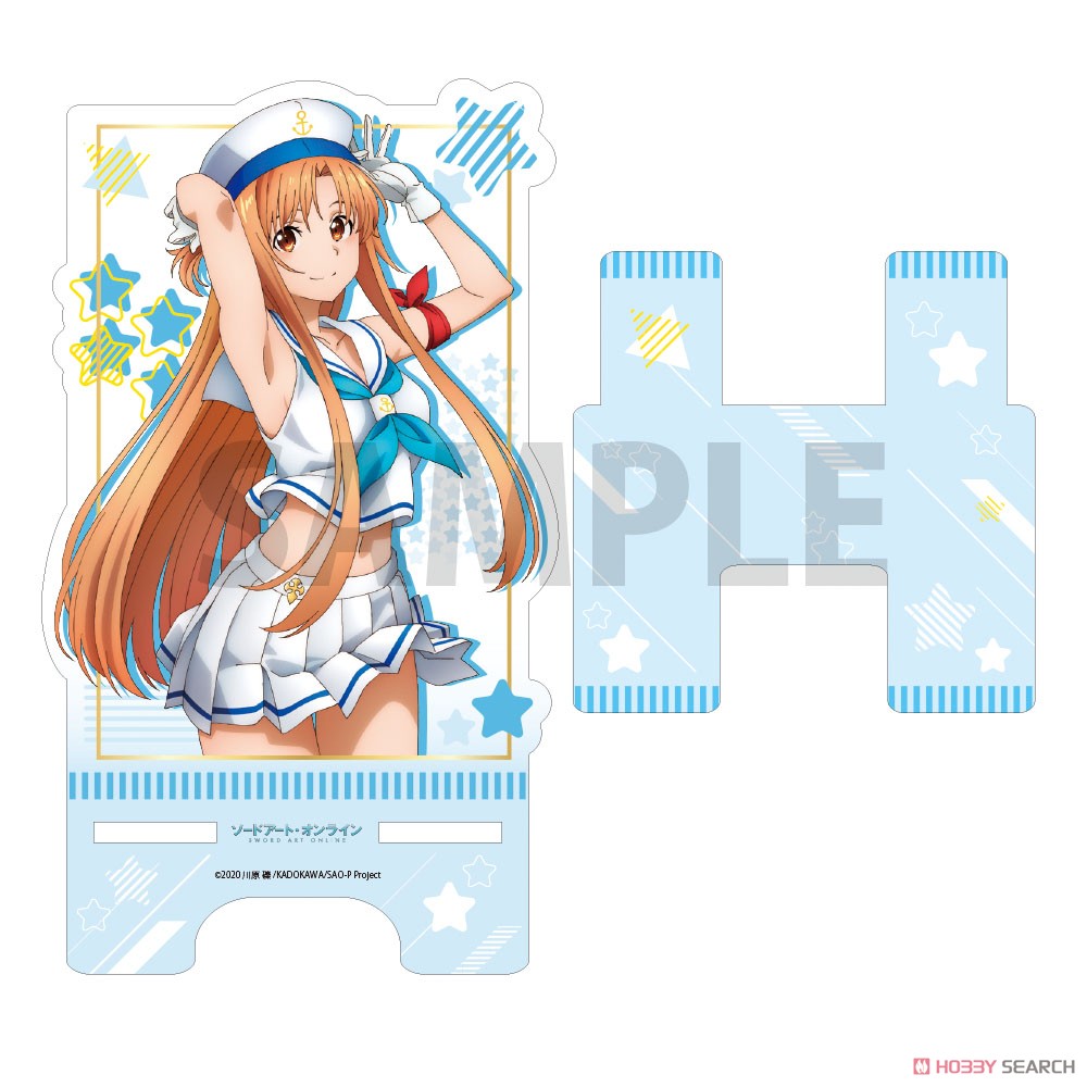 Sword Art Online Acrylic Smartphone Stand (Asuna Blue) (Anime Toy) Item picture1