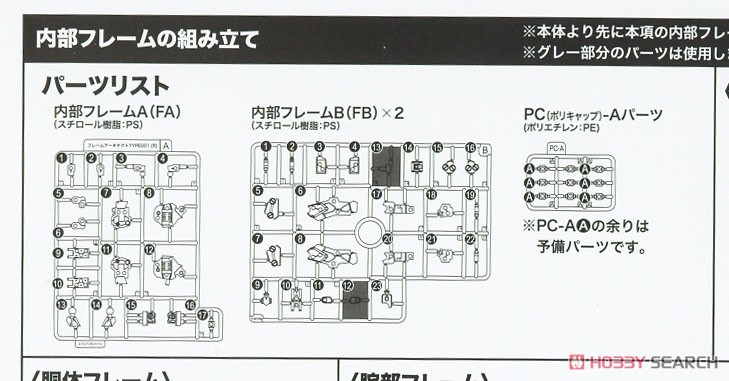RF-9 レヴァナント アイ：RE2 (プラモデル) 設計図8