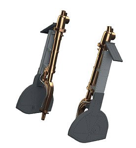 A6M2 Undercarriage Legs Bronze (for Eduard) (Plastic model)