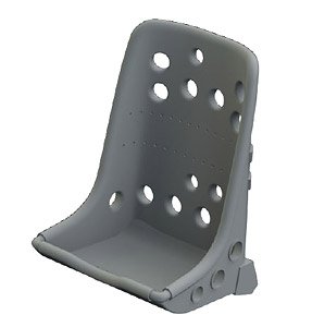 A6M2 Seat Print (for Eduard) (Plastic model)