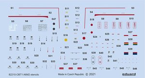 A6M2 Stencils (for Eduard) (Decal)