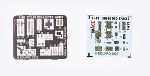 A6M2 零戦 「スペース」内装3Dデカール w/エッチングパーツセット (エデュアルド用) (プラモデル)