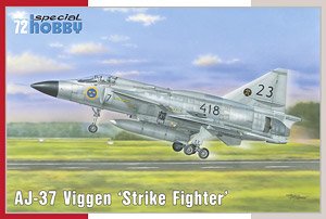 AJ-37 Viggen `Strike Fighter` (Plastic model)