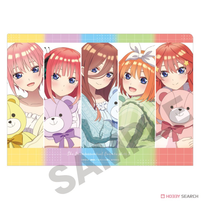 The Quintessential Quintuplets Season 2 Single Clear File Assembly Plush Hug (Anime Toy) Item picture2