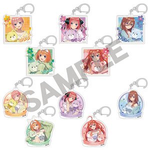 The Quintessential Quintuplets Season 2 Trading Acrylic Key Ring Plush Hug (Set of 10) (Anime Toy)