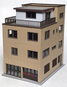 Downtown Building A Paper Kit (Unassembled Kit) (Model Train)