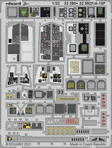 F/A-18F Interior (for Revell) (Plastic model)