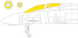 F-4C ファントムII 塗装マスクシール (ファインモールド用) (プラモデル)