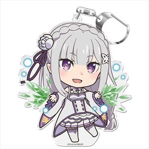 Re:Zero -Starting Life in Another World- Puni Colle! Key Ring (w/Stand) Emilia Ver.2 (Anime Toy)