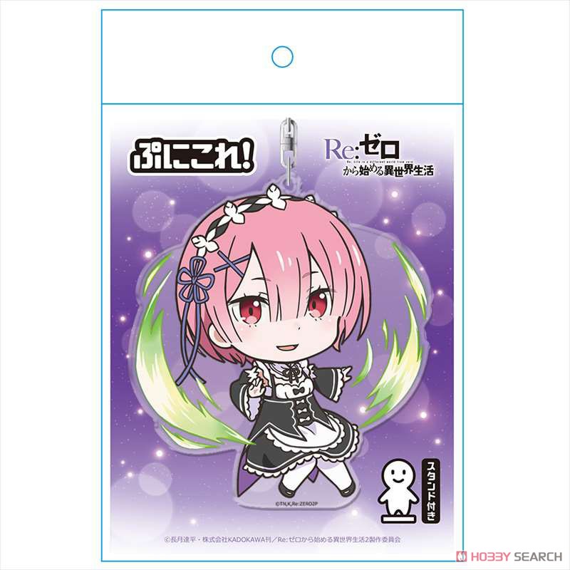 Re:Zero -Starting Life in Another World- Puni Colle! Key Ring (w/Stand) Ram Ver.2 (Anime Toy) Item picture4