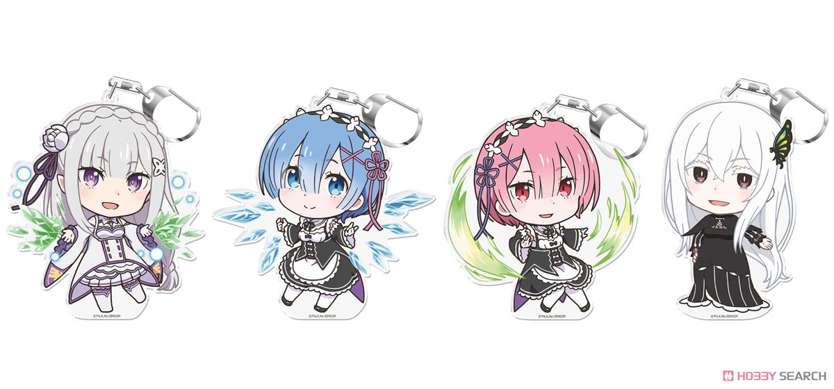 Re:Zero -Starting Life in Another World- Puni Colle! Key Ring (w/Stand) Ram Ver.2 (Anime Toy) Other picture1
