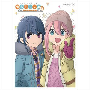 [Laid-Back Camp Season 2] Sleeve (Nadeshiko Kagamihara & Rin Shima / Animation A) (Card Sleeve)