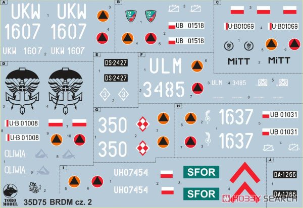 Armoured Scout Car BRDM in Polish Service - Vol.2 (Decal) Item picture1