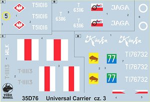 Universal Carrier Mk.I in Polish Service Vol.3 (Decal)